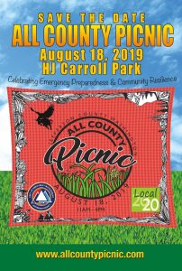 August 18th -Jefferson County - * All County Picnic * @ HJ Carroll Park