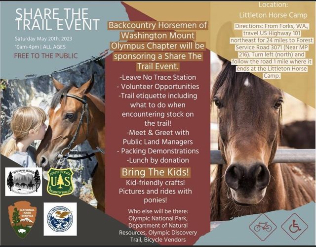 5-2-23 Share The Trail Event @ Littleton Horse Camp.